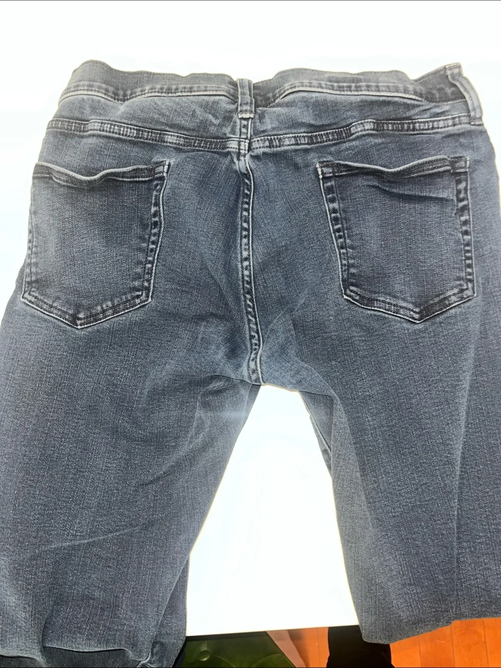 J. Crew Distressed Dark Blue Denim Jeans